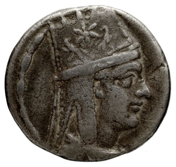 Tigranes II of Armenia Tigranocerta Kovacs 2016 71-76, аверс, bnf-iris