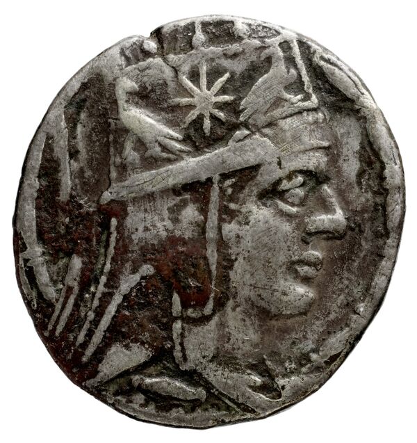 Tigranes II of Armenia Tigranocerta Kovacs 2016 71-76, аверс, bnf-iris
