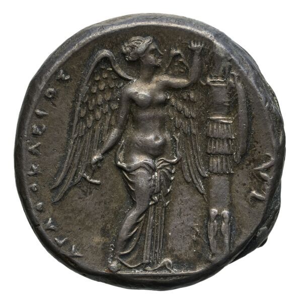 Agathocles of Syracuse Syracuse De Lisle 2021 S4, реверс, bnf-iris