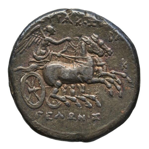 Gelon II of Syracuse Syracuse Caltabiano 1997 239-270, реверс, bnf-iris