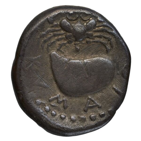 Cumae Historia Numorum Italy 528, реверс, bnf-iris