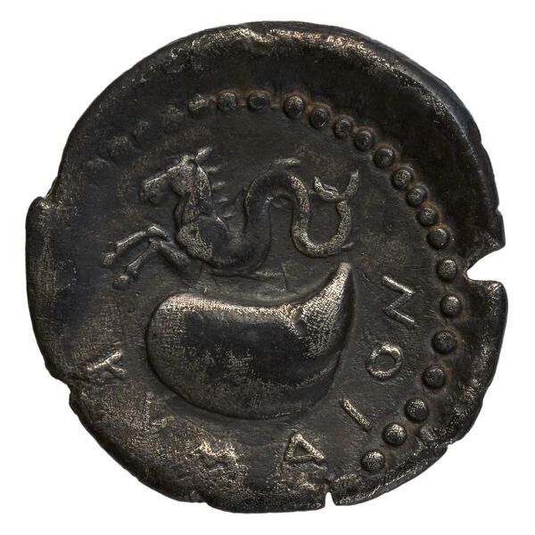 Cumae Historia Numorum Italy 532, реверс, bnf-iris