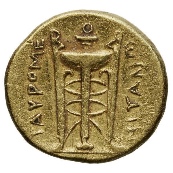 Tauromenium SNG ANS 1114-1120, реверс, bnf-iris