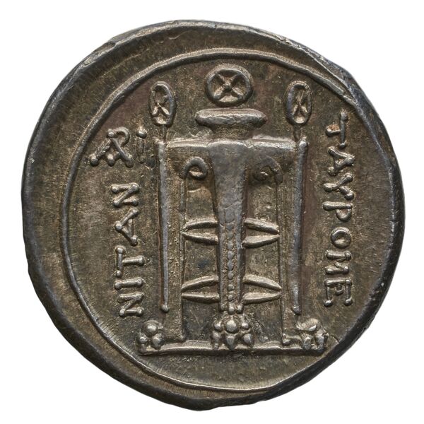 Tauromenium SNG ANS 1121-1123, реверс, bnf-iris