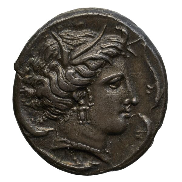 Carthaginian Empire Carthage Jenkins 1977 Carthage series 2, аверс, bnf-iris