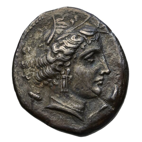 Carthaginian Empire Carthage Jenkins 1977 Carthage series 2, аверс, bnf-iris