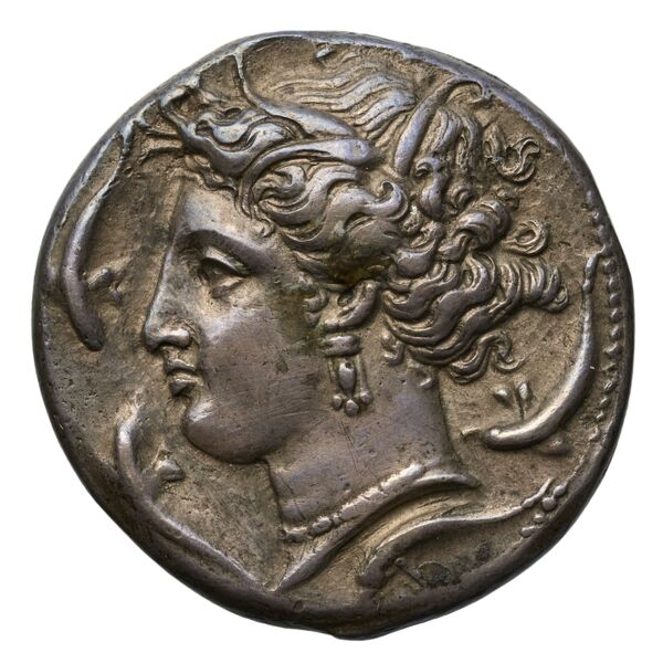 Carthaginian Empire Carthage Jenkins 1978 Carthage series 5, аверс, bnf-iris