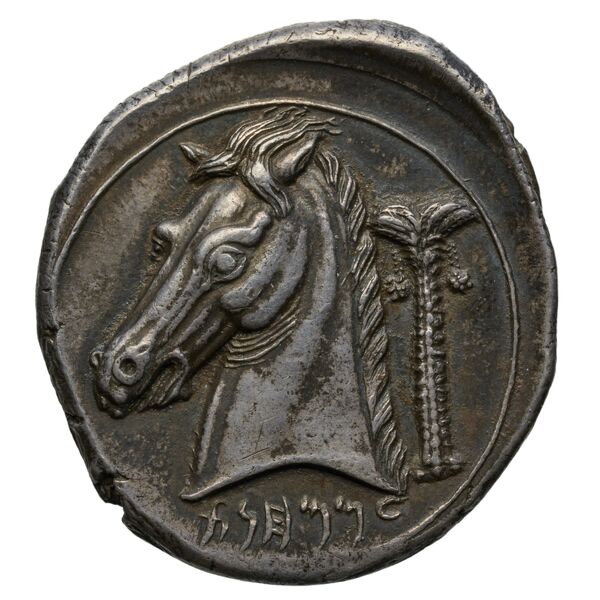Carthaginian Empire Carthage Jenkins 1977 Carthage series 3, реверс, bnf-iris