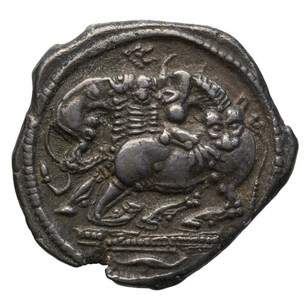Acanthus Tselekas 1996 Periods B-C, groups 8-29, аверс, bnf-iris