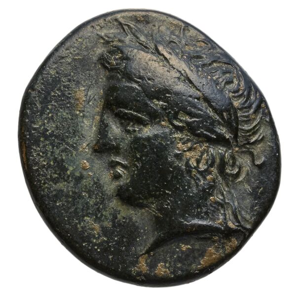 аверс Chalcidian League Olynthus Psoma 2001 denomination A and C