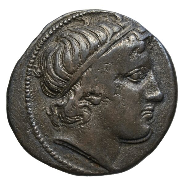 Archelaus I of Macedon Aegae, Macedon Westermark 1993 Group 2, аверс, bnf-iris