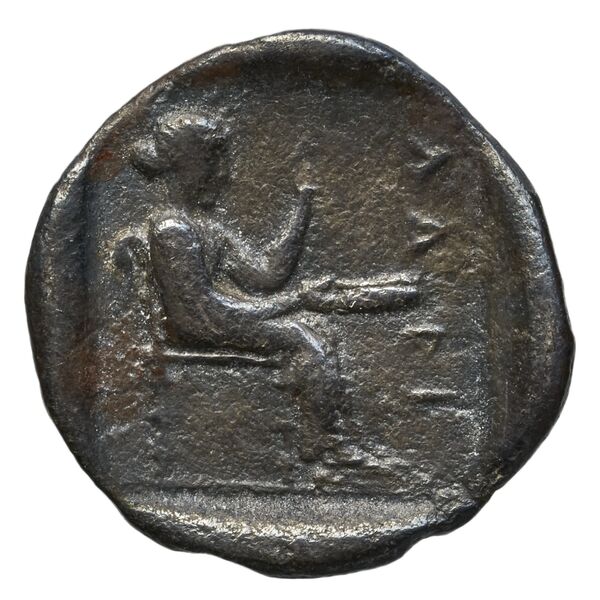 reverse Larissa, Thessaly Herrmann 1925 III, α, trihemiobol