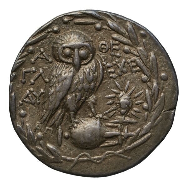 Glau… Athens Thompson 1961 287-314, реверс, bnf-iris