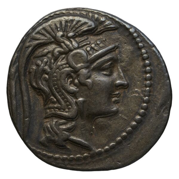 Achaios Athens Thompson 1961 411bis, 421-428, аверс, bnf-iris