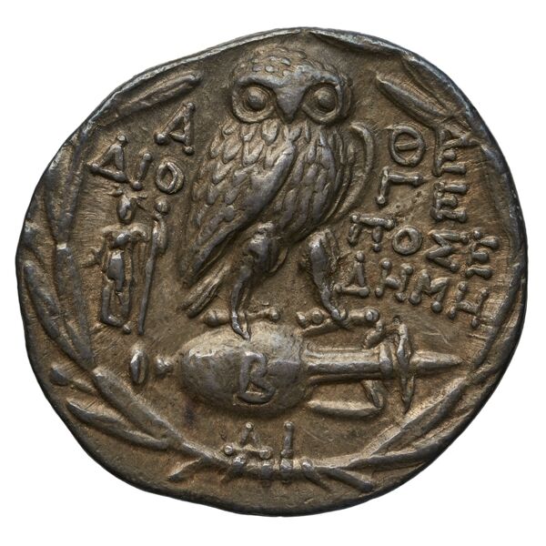Epigenes Athens Thompson 1961 441-460, реверс, bnf-iris
