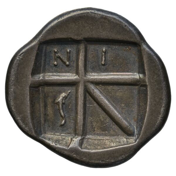 Aegina BMC Aegina pl. XXV, 3-7, реверс, bnf-iris
