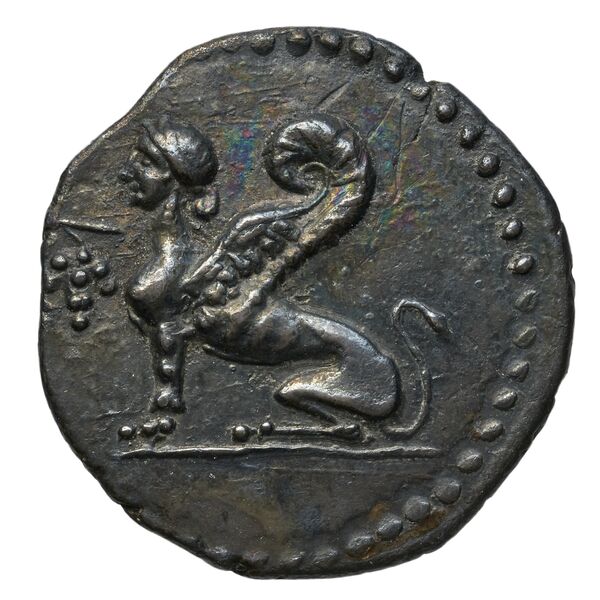 Chios Lagos 1998 Reduced Attic standard F, аверс, bnf-iris