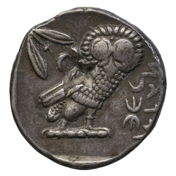 Sabaces Egypt van Alfen 2002 V "Sabakes", Athenian imitations, реверс, bnf-iris
