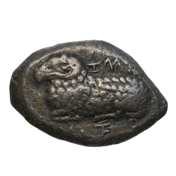 Euelthon of Salamis Salamis BMC Salamis 1-7, аверс, bnf-iris