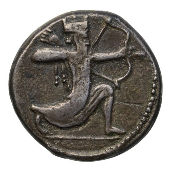 аверс Euagoras II of Salamis Salamis Babelon 1893 620-626