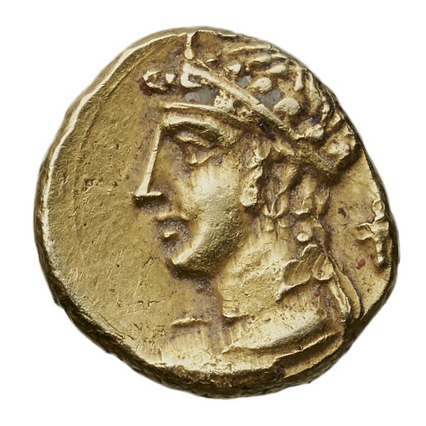 Pnytagoras of Salamis Salamis Markou 2011 413-438, аверс, bnf-iris