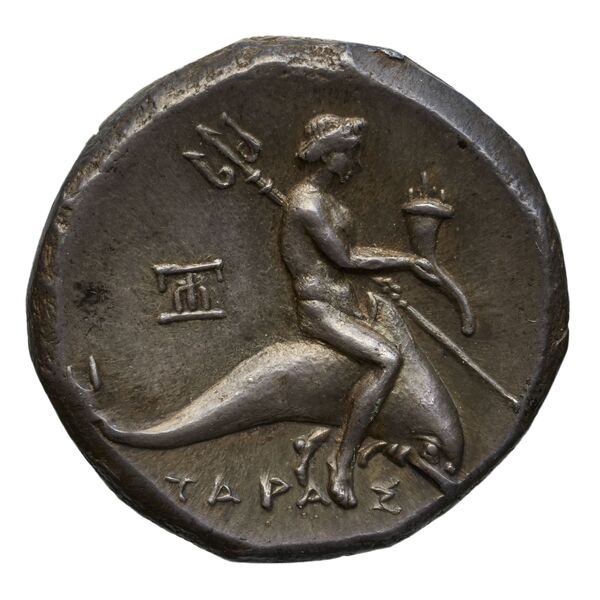 реверс Taras Historia Numorum Italy 1020-46
