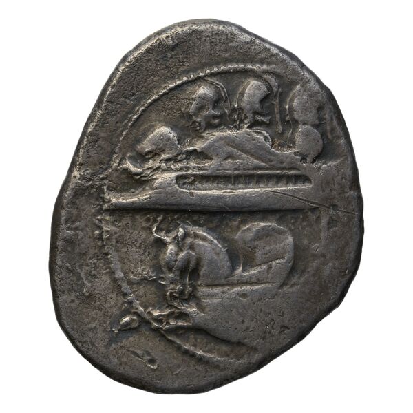Aynel, King of Byblus Byblus Elayi 2014 IV.4.1, аверс, bnf-iris