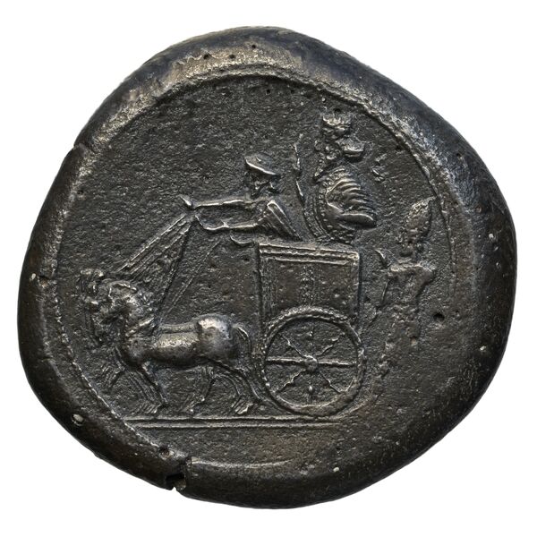 Baalshillem II, King of Sidon Sidon Elayi 2004 IV.1.1.1-2, obverse, bnf-iris