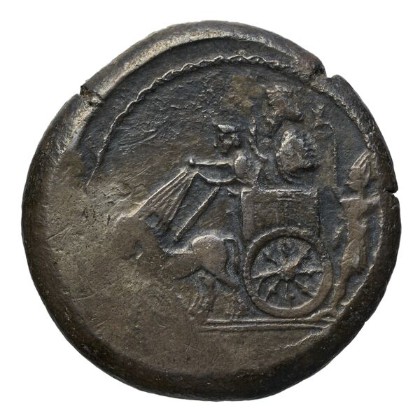 Baalshillem II, King of Sidon Sidon Elayi 2004 IV.1.1.1-2, obverse, bnf-iris