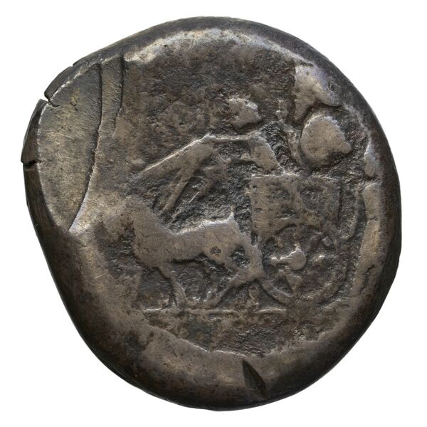 Baalshillem II, King of Sidon Sidon Elayi 2004 IV.1.1.1-2, obverse, bnf-iris
