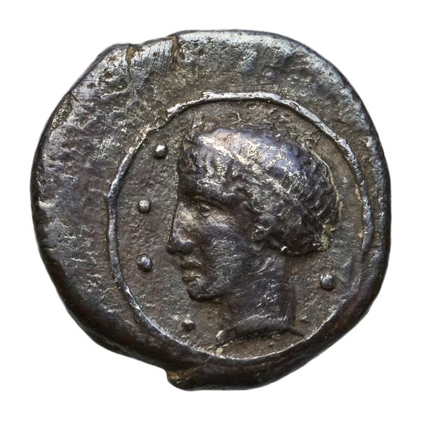 obverse Taras Historia Numorum Italy 862