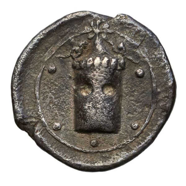 reverse Taras Historia Numorum Italy 862