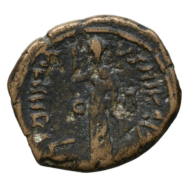 Aretas IV of Nabataea Petra Barkay 2019 105, 107, реверс, bnf-iris