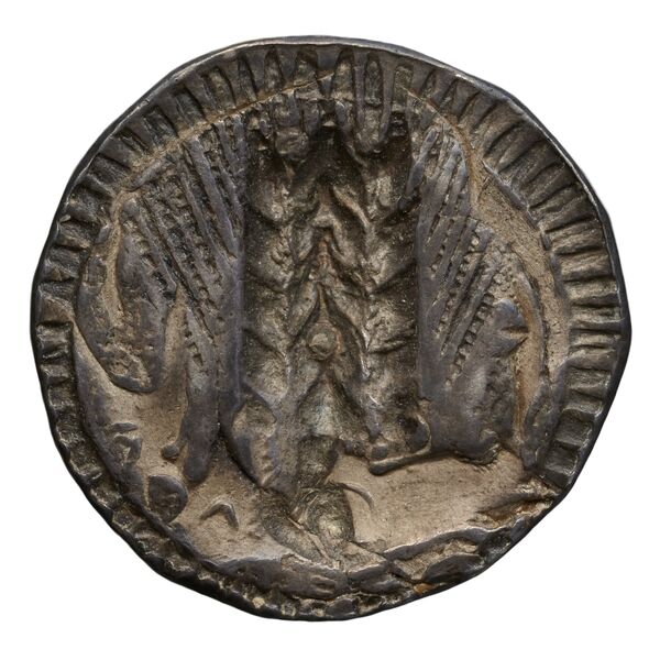 Metapontum Historia Numorum Italy 1484-6, реверс, bnf-iris
