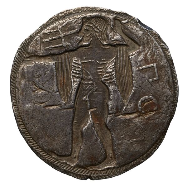 реверс Poseidonia Historia Numorum Italy 1107