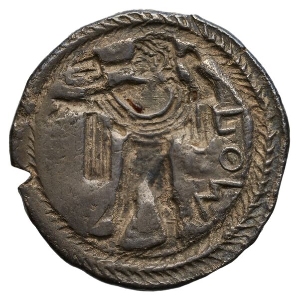 реверс Poseidonia Historia Numorum Italy 1108