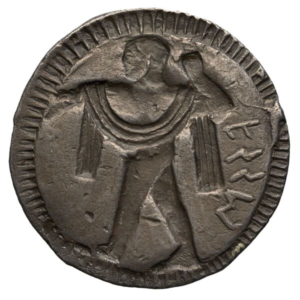Poseidonia Historia Numorum Italy 1107, reverse, bnf-iris