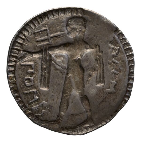 Poseidonia Historia Numorum Italy 1108, реверс, bnf-iris