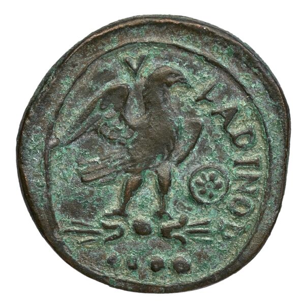 реверс Larinum Historia Numorum Italy 626