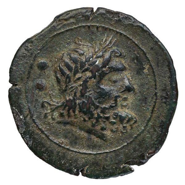 obverse Atella Historia Numorum Italy 466