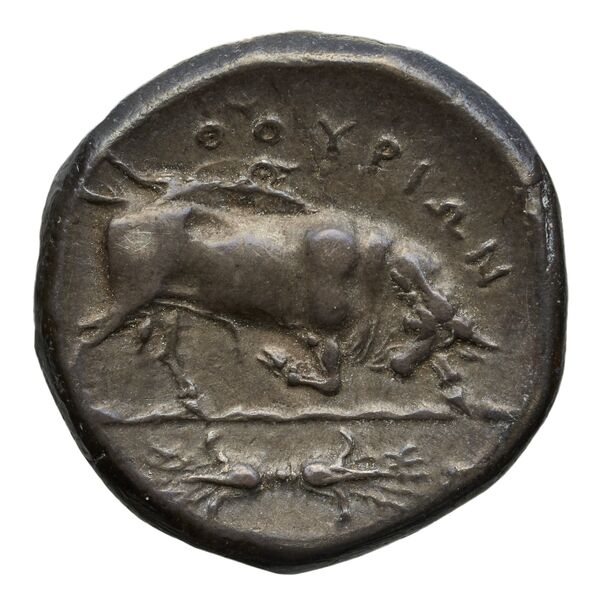 Thurium Historia Numorum Italy 1870-1875, реверс, bnf-iris