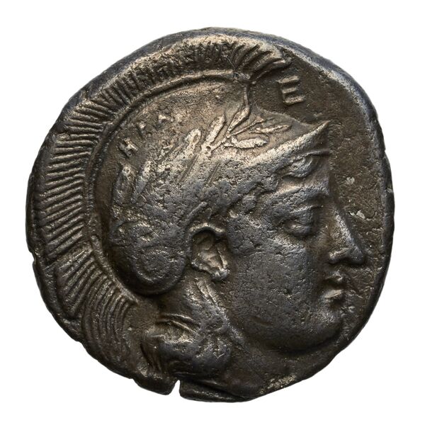 Velia Historia Numorum Italy 1270, аверс, bnf-iris