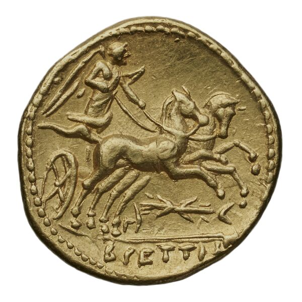 Brettii Bruttium Historia Numorum Italy 1953-1957, реверс, bnf-iris