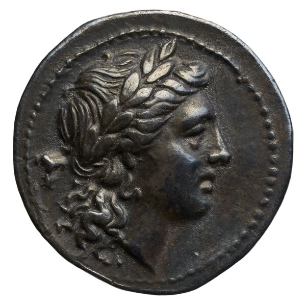 Brettii Bruttium Historia Numorum Italy 1965-1968, аверс, bnf-iris