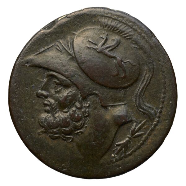 Brettii Bruttium Historia Numorum Italy 1987, аверс, bnf-iris