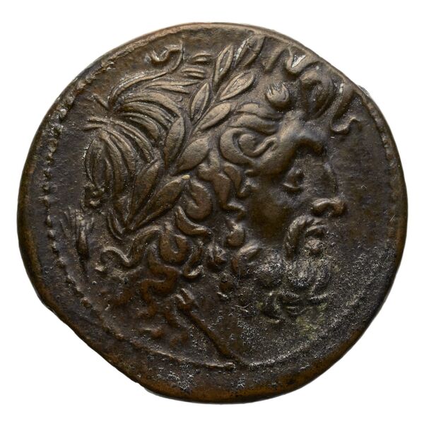 Brettii Bruttium Historia Numorum Italy 1978-1981, obverse, bnf-iris