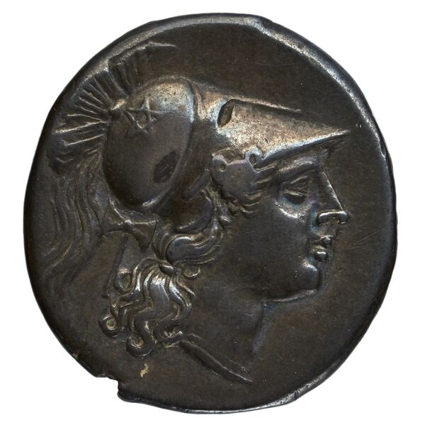 Cales Historia Numorum Italy 434, аверс, bnf-iris