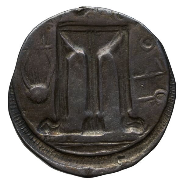 Croton Historia Numorum Italy 2085-94, реверс, bnf-iris