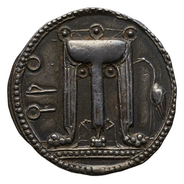 Croton Historia Numorum Italy 2085-94, аверс, bnf-iris