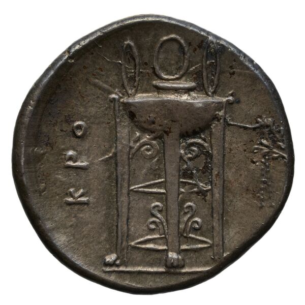 reverse Croton Historia Numorum Italy 2177